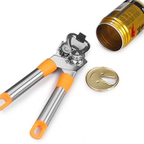 Manual Easy Grip Stainless Steel Side Cut Tin Can Jar Beer Opener Kitchen Tools