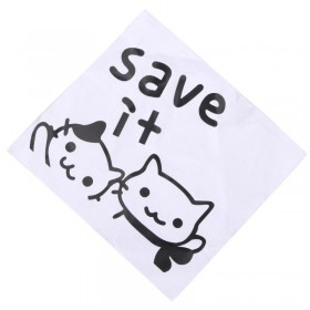 Kitty Cute Cartoon Wall Sticker Creative Decorative Electricity Socket Switch Sticker