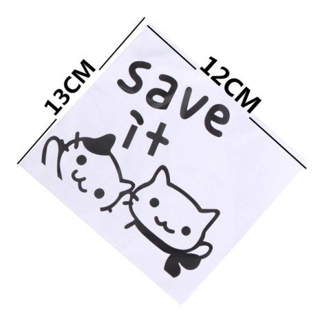 Kitty Cute Cartoon Wall Sticker Creative Decorative Electricity Socket Switch Sticker