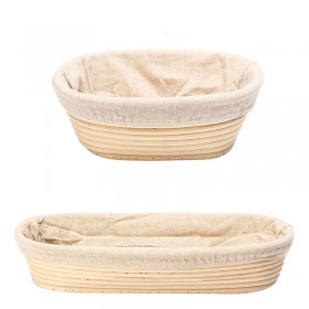 Rattan Storage Baskets Bread Dough Proofing Loaf Proving Liner