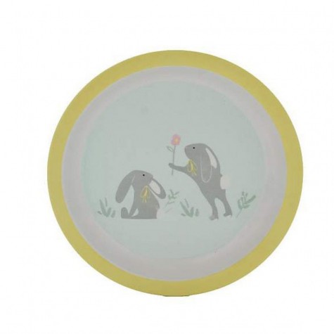 Children's Easter bunny dinner set