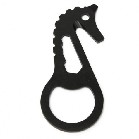 Stainless Steel Sea Horse Multifunctional Portable Pocket Bottle Beer Opener Keychain