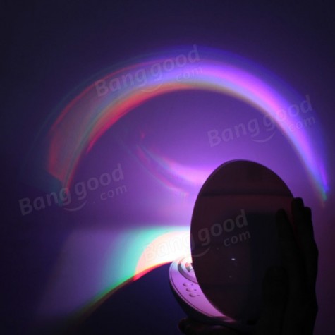 Creative Rainbow Romantic Star LED Projecting Lamp Night Light