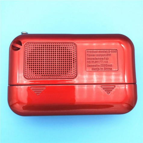 Portable Speakers Outdoor Dancing Speaker TF card USB FM Radio Music Surround MP Player Big Button Luminous Alarm Clock x2