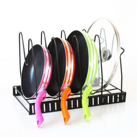 Kitchen Storage Racks Organizer Pot Pan Lid Holders Pantry Rack Boards Cookware Racks