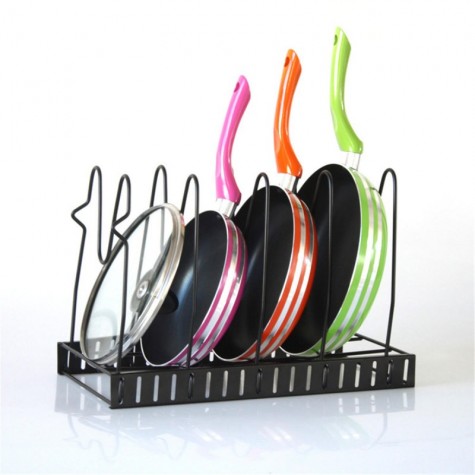 Kitchen Storage Racks Organizer Pot Pan Lid Holders Pantry Rack Boards Cookware Racks