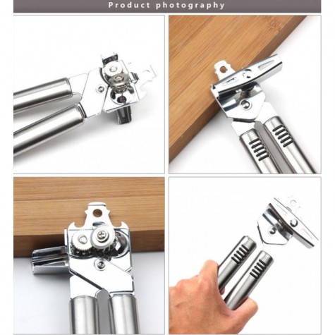 Stainless Steel Portable Kitchen Gadget Tool Can Opener