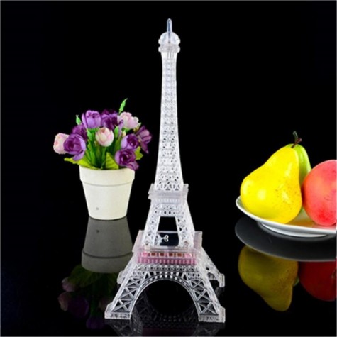 Led Colors Changing Eiffel Tower Night Light Romantic Decorative Lights Decor Gift