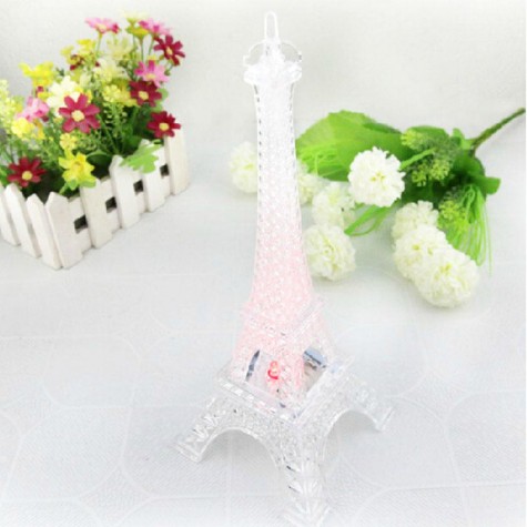 Led Colors Changing Eiffel Tower Night Light Romantic Decorative Lights Decor Gift