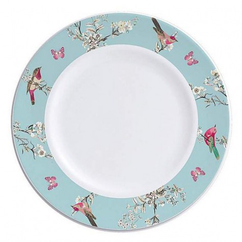 12 pieces of beautiful bird-patterned dinner ware