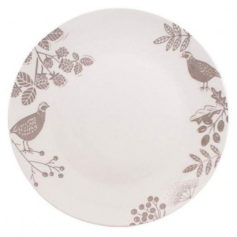 12 piece set of Taupe dinner set