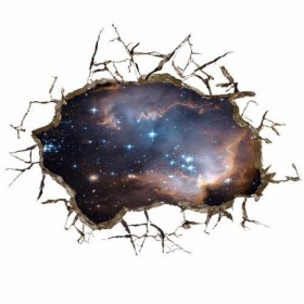 Wall Decals Starry Sky Celling Hole Sky Sticker Home Wall Decor Gift