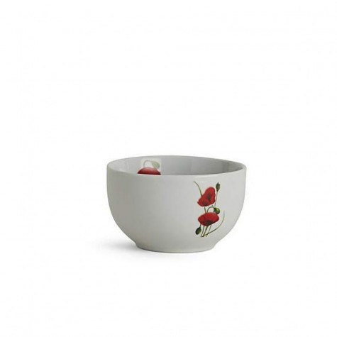 12 dinner sets with poppy design