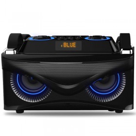 Bluetooth Smart Speaker with Bass D Stereo Surround Sound Home Multimedia Audio Blue Tempo Light Hand-held Design Bluetooth Speaker