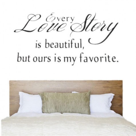 English Proverbs Wall Stickers Love Story  Wall Stickers