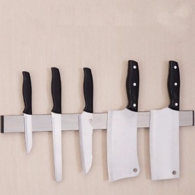 Magnetic Self-adhesive Length Knife Holder Stainless Steel Block Magnet Knife Holder Rack Stand For knives